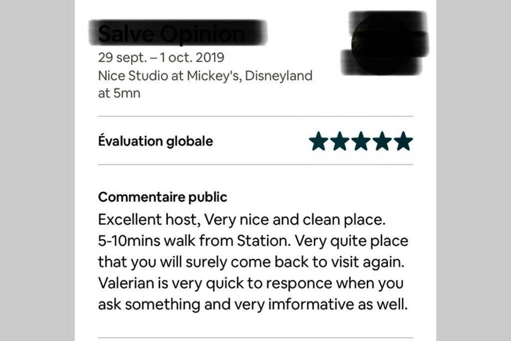 Nice Studio Near Mickey, Disneyland At 5Mn Montévrain Dış mekan fotoğraf